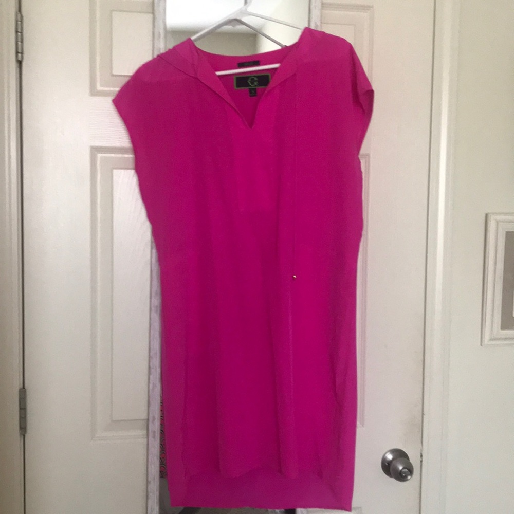 C. Wonder hot pink silk dress